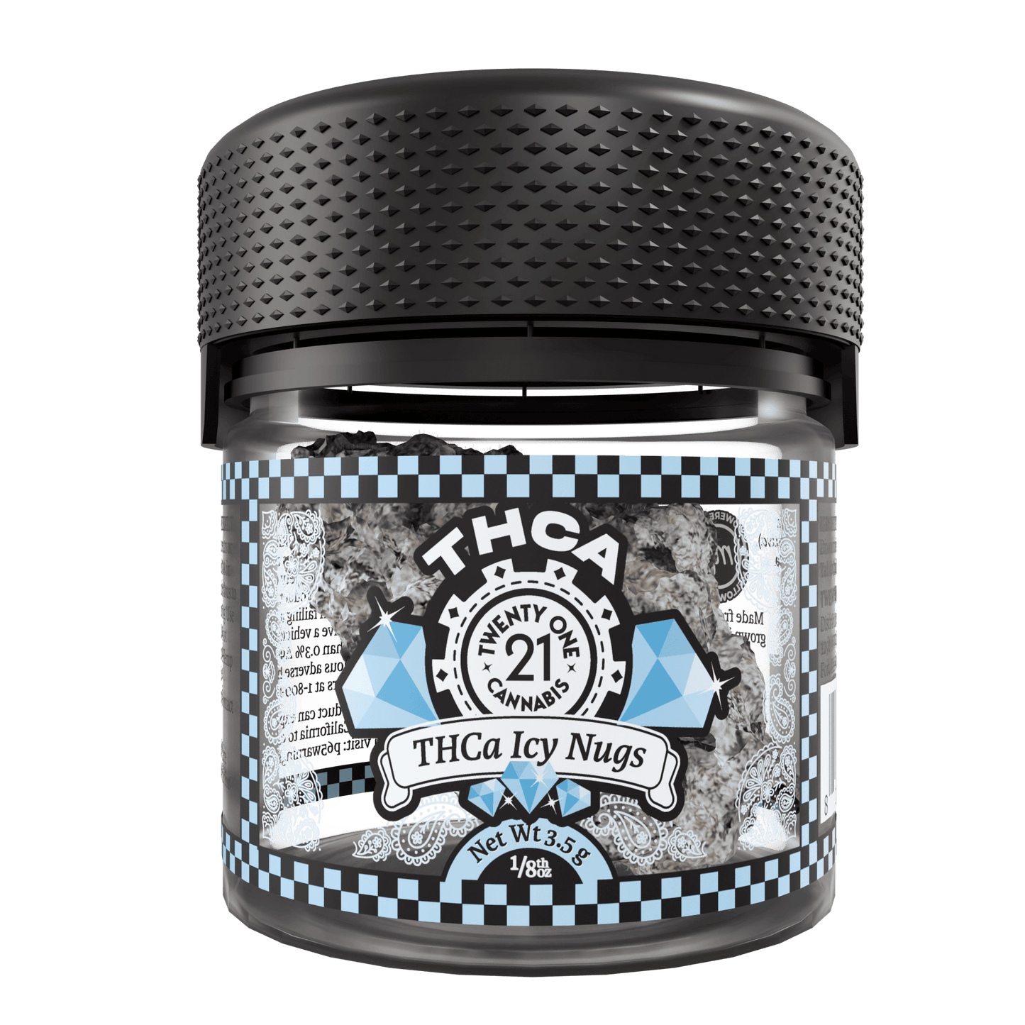 Twenty One THC-A Icy Nug Flower 3.5g (6/pack) [DROPSHIP]