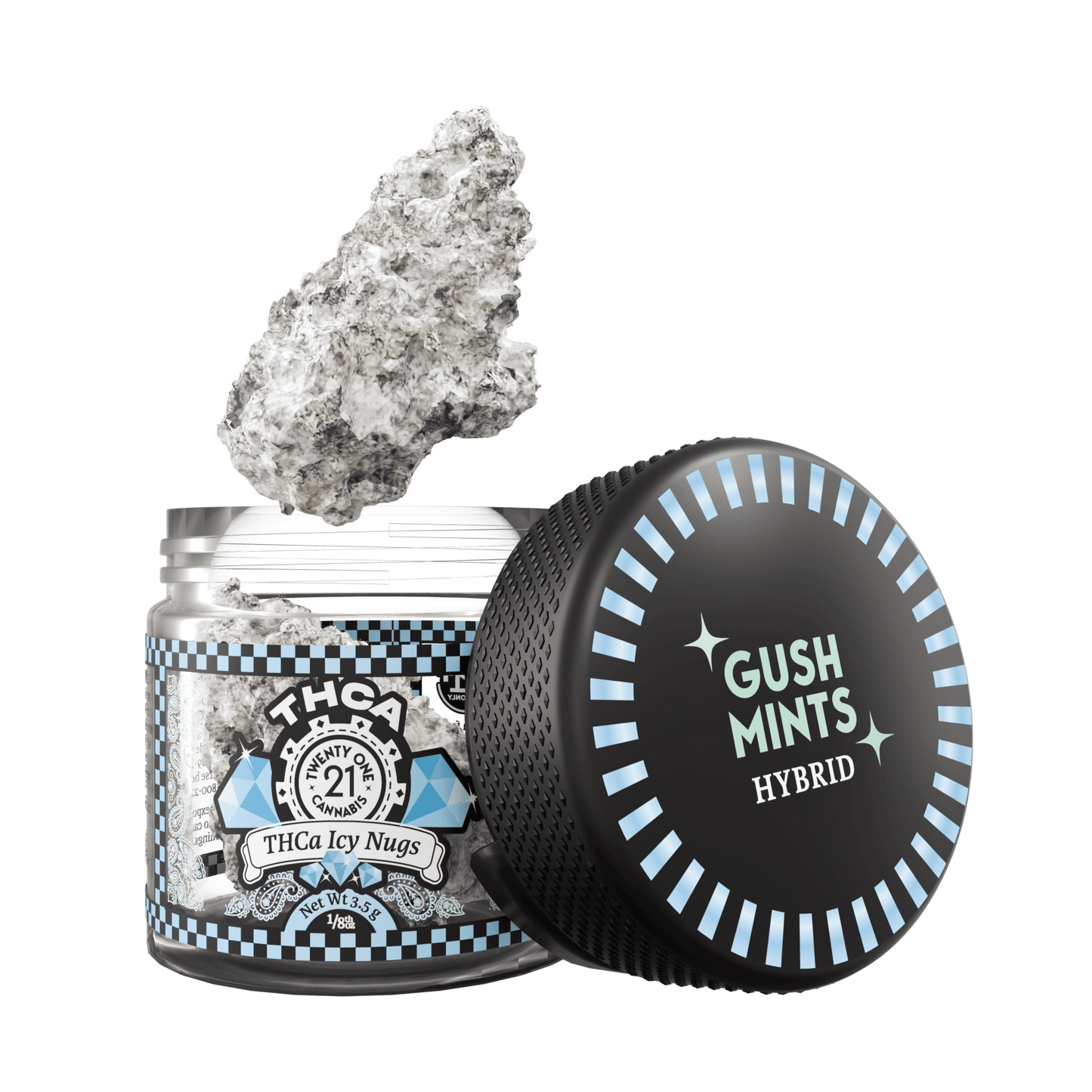 Twenty One THC-A Icy Nug Flower 3.5g (6/pack) [DROPSHIP]