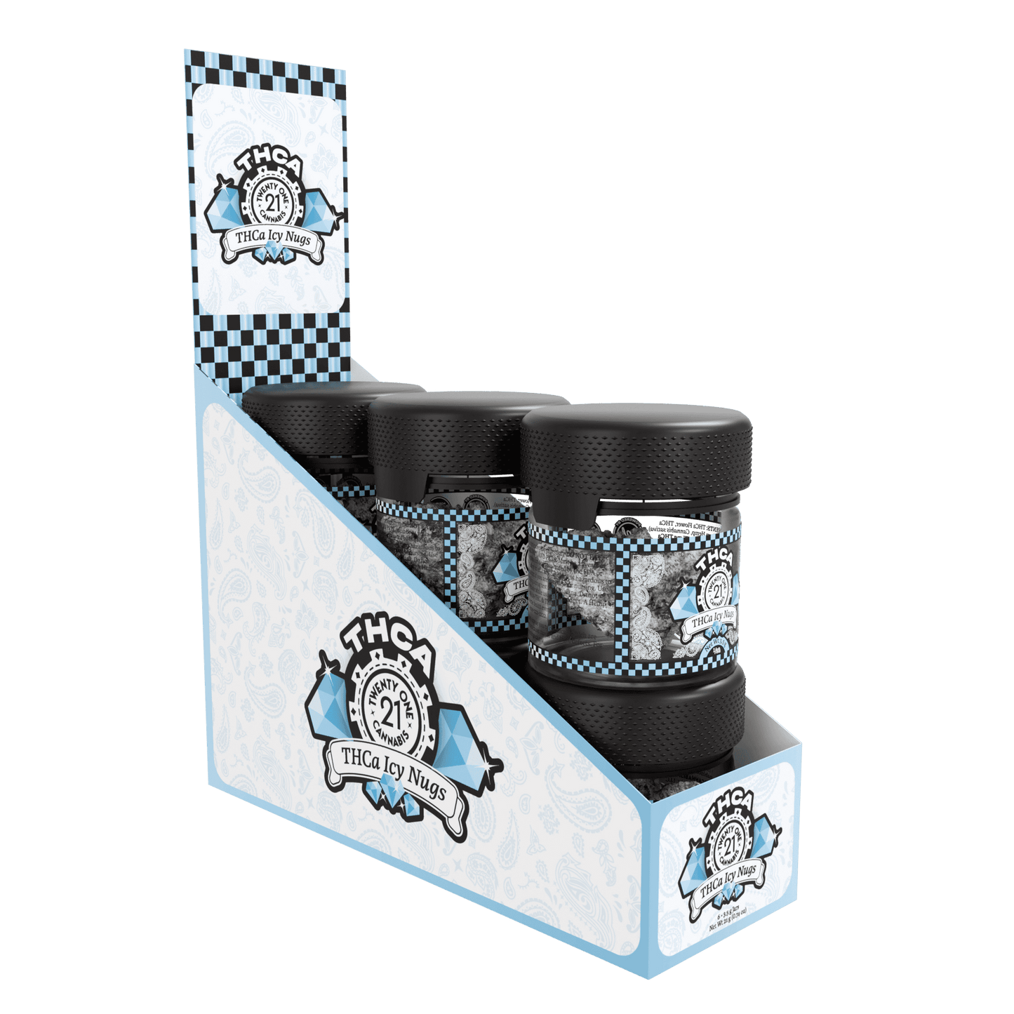 Twenty One THC-A Icy Nug Flower 3.5g (6/pack) [DROPSHIP]