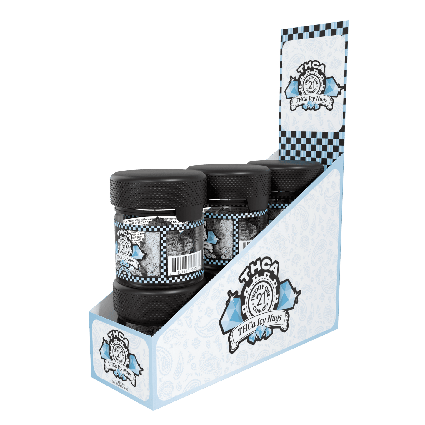 Twenty One THC-A Icy Nug Flower 3.5g (6/pack) [DROPSHIP]