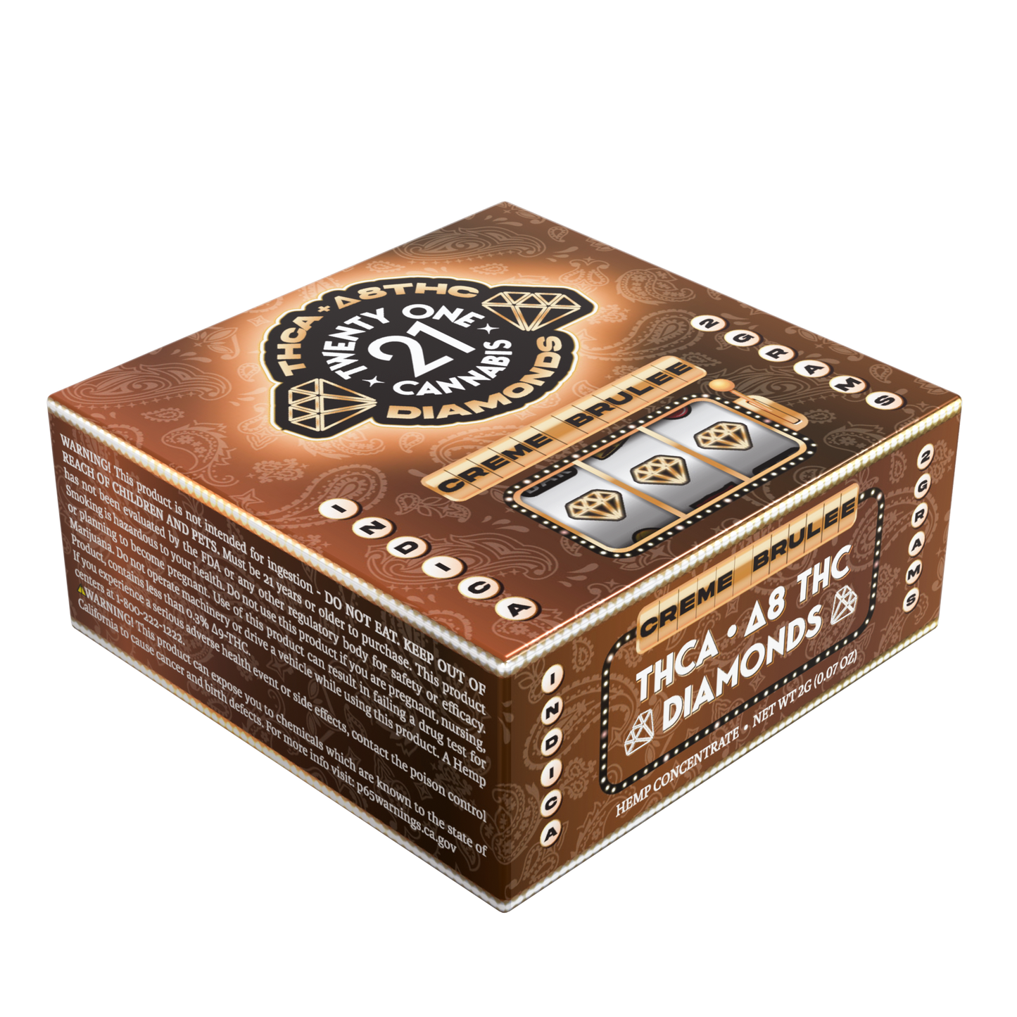 Twenty One THC-A Diamonds Jar 2g (6/pack) [DROPSHIP]