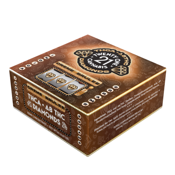 Twenty One THC-A Diamonds Jar 2g (6/pack) [DROPSHIP]