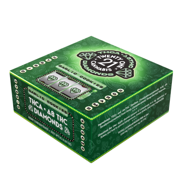 Twenty One THC-A Diamonds Jar 2g (6/pack) [DROPSHIP]