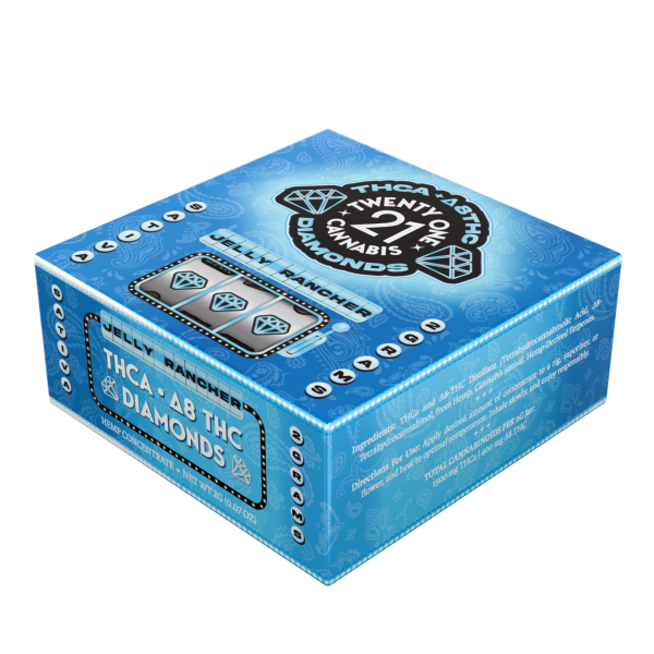 Twenty One THC-A Diamonds Jar 2g (6/pack) [DROPSHIP]
