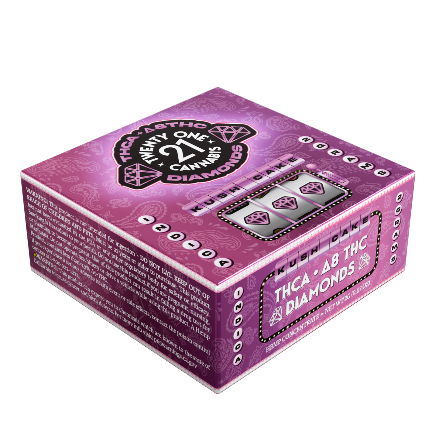 Twenty One THC-A Diamonds Jar 2g (6/pack) [DROPSHIP]