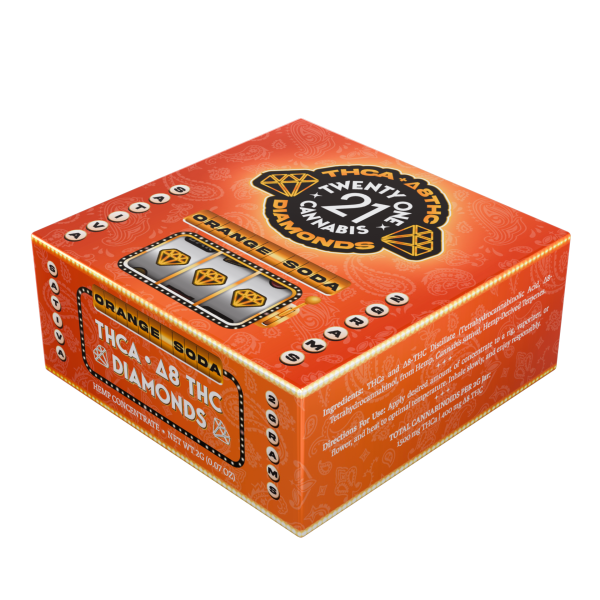 Twenty One THC-A Diamonds Jar 2g (6/pack) [DROPSHIP]