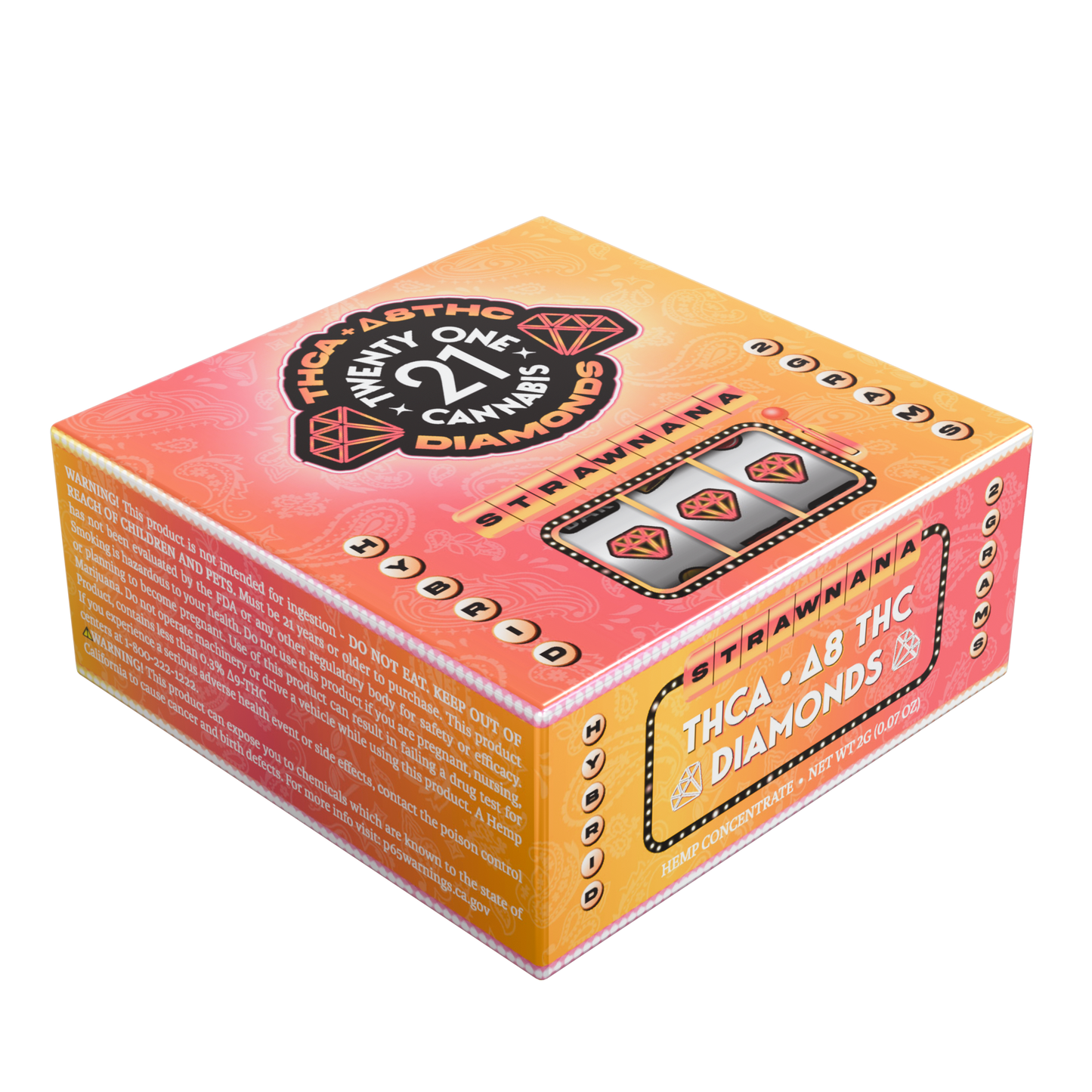 Twenty One THC-A Diamonds Jar 2g (6/pack) [DROPSHIP]