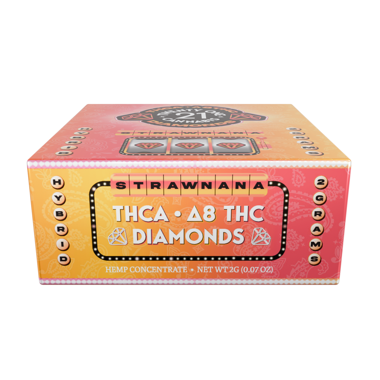 Twenty One THC-A Diamonds Jar 2g (6/pack) [DROPSHIP]