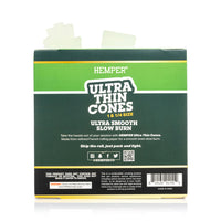 Hemper Ultra Thin Pre-Rolled Cones French Unbleached Paper 1 1/4 Size 6ct (24/pack)