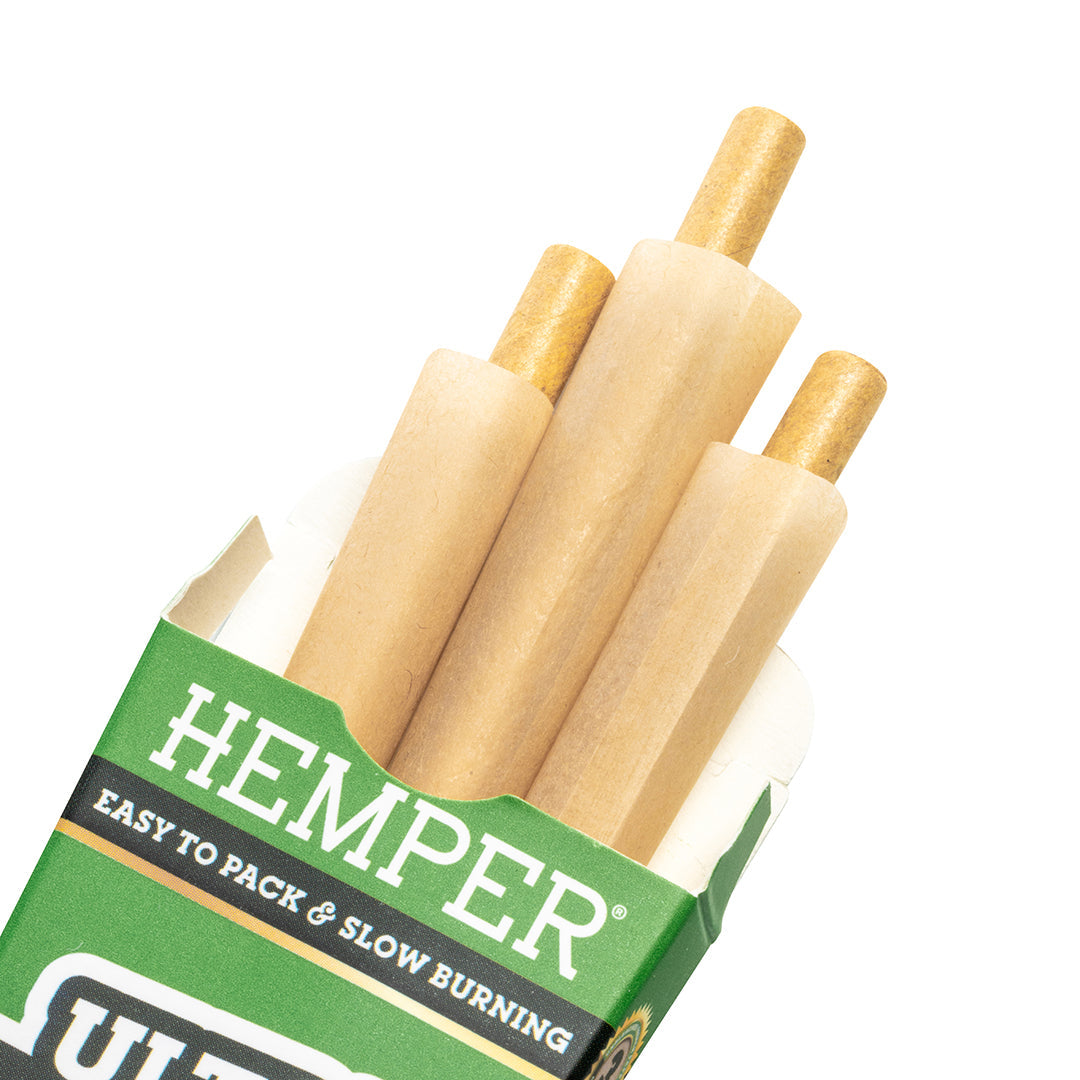 Hemper Ultra Thin Pre-Rolled Cones French Unbleached Paper King Size 3ct (24/pack)