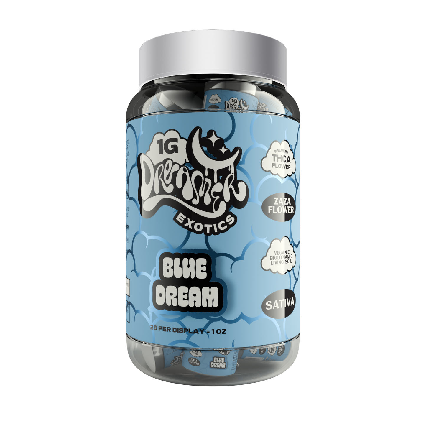 Dreamer Exotics THC-A Flower Pop Tubes 1g (28/Pack) [DROPSHIP]