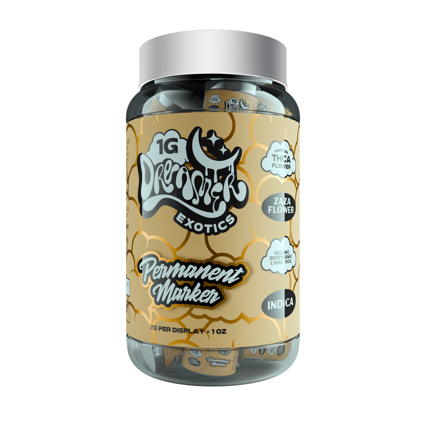 Dreamer Exotics THC-A Flower Pop Tubes 1g (28/Pack) [DROPSHIP]