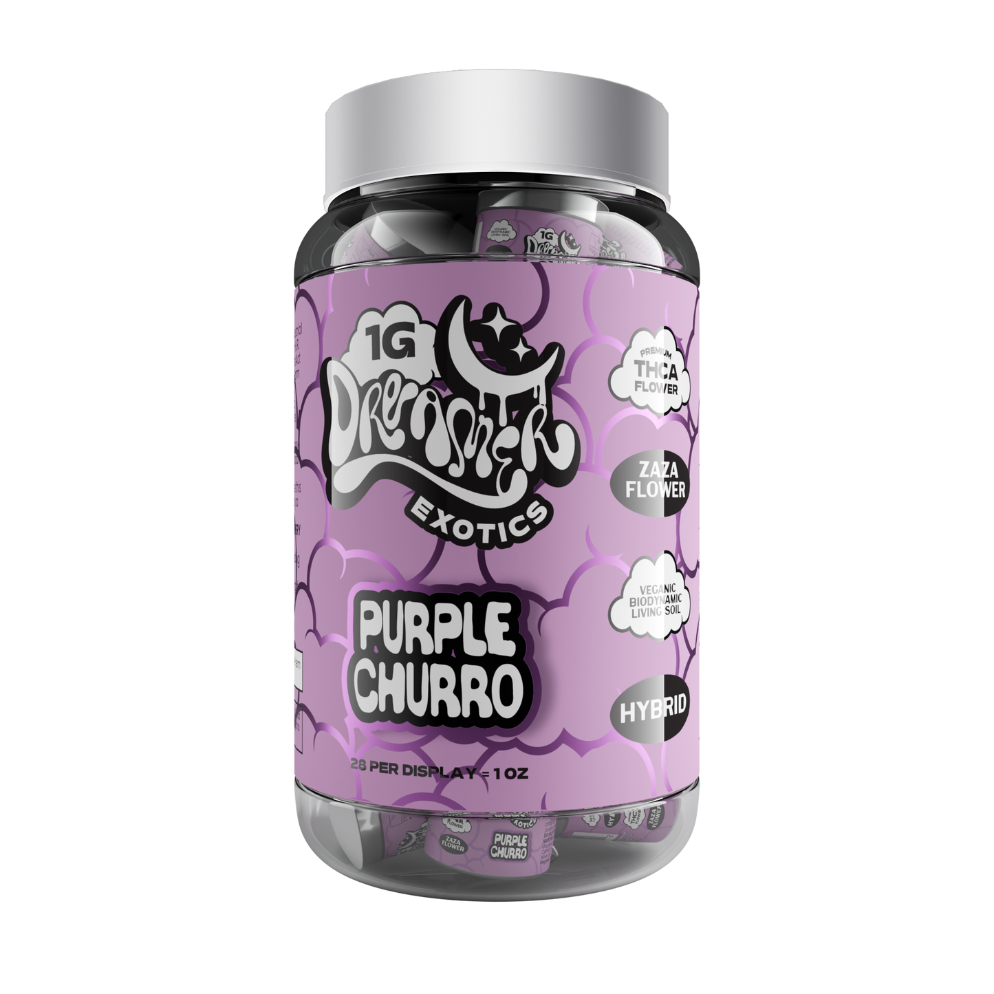 Dreamer Exotics THC-A Flower Pop Tubes 1g (28/Pack) [DROPSHIP]