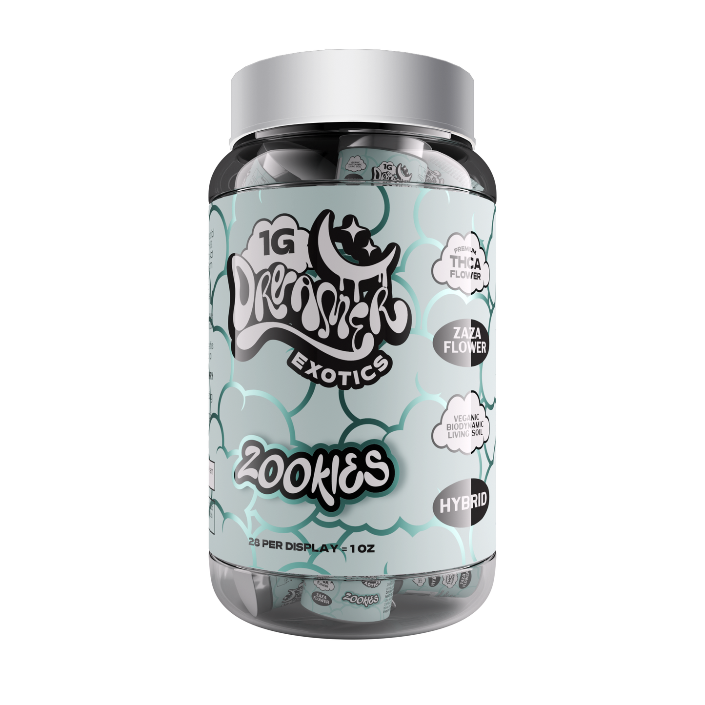 Dreamer Exotics THC-A Flower Pop Tubes 1g (28/Pack) [DROPSHIP]