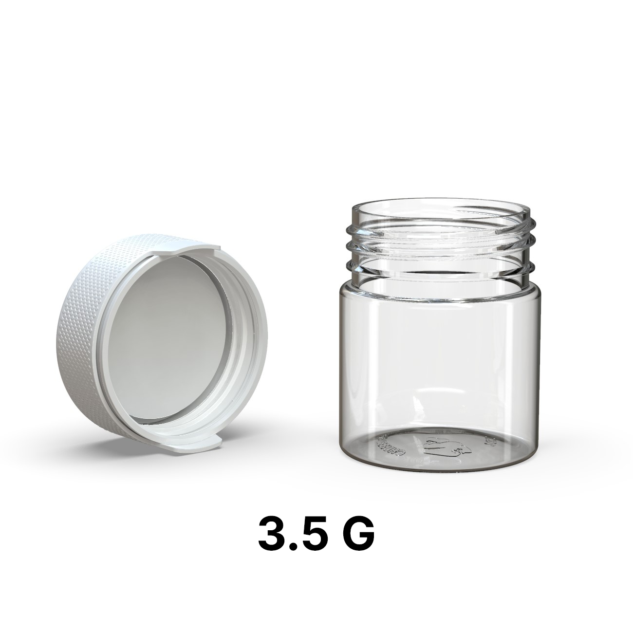 Chubby Gorilla Aviator Jar White