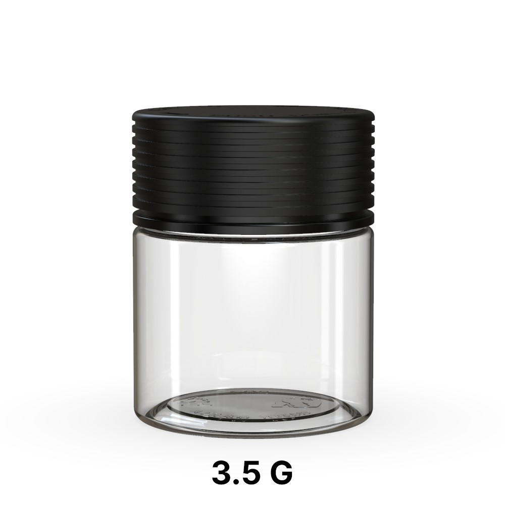 Chubby Gorilla Spiral Jar Black