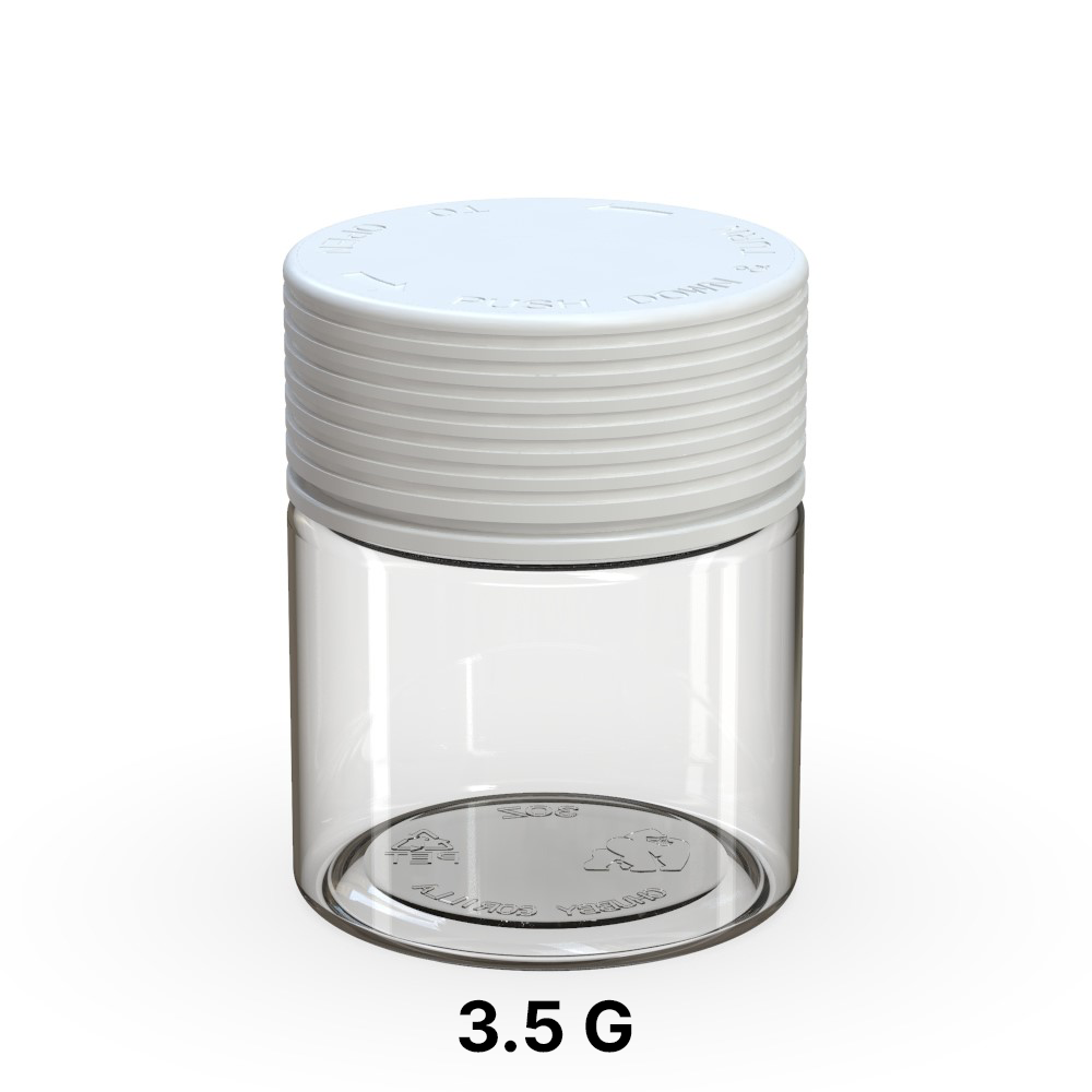 Chubby Gorilla Spiral Jar White