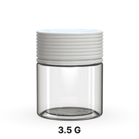 Chubby Gorilla Spiral Jar White