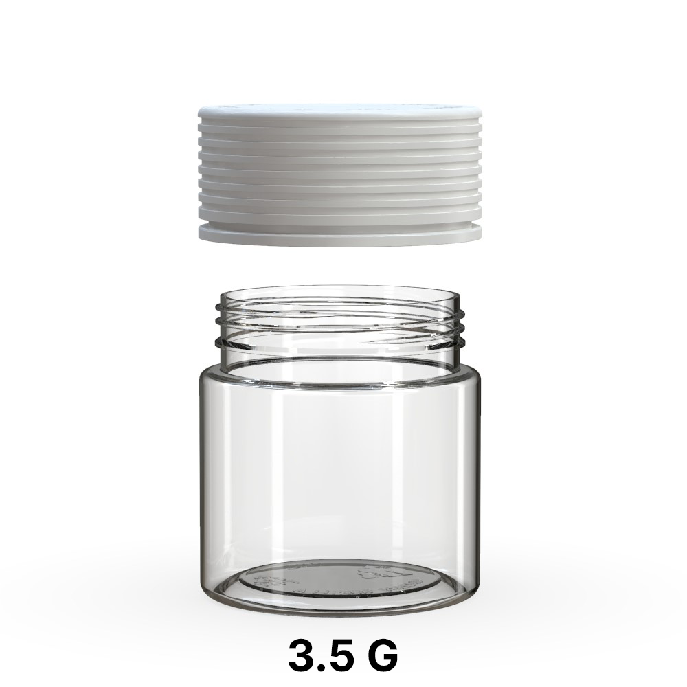 Chubby Gorilla Spiral Jar White