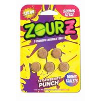 Zour Stash $34.99 Pre Priced 7Hydroxy Tablets 100mg 5ct (SINGLE)