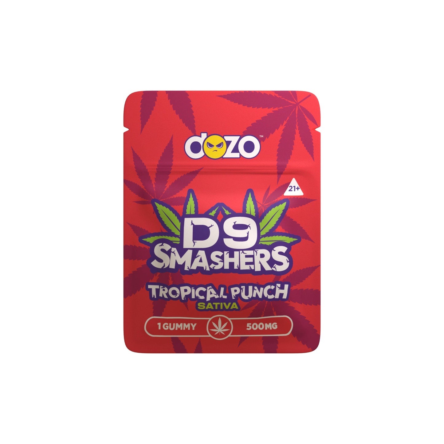 Dozo D9 Smashers Gummies 500mg 1ct (25/pack)