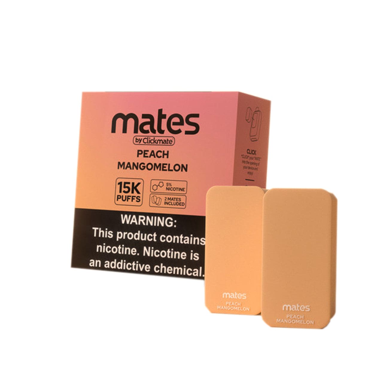 7Daze Clickmate 15k Disposable Pods 2 x 9mL (5/pack)