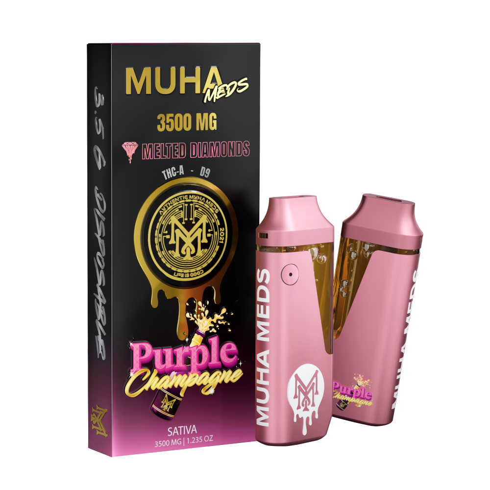 Muha Meds Melted Diamonds Disposable 3.5g (SINGLE)
