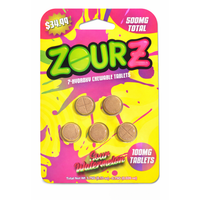 Zour Stash $34.99 Pre Priced 7Hydroxy Tablets 100mg 5ct (SINGLE)
