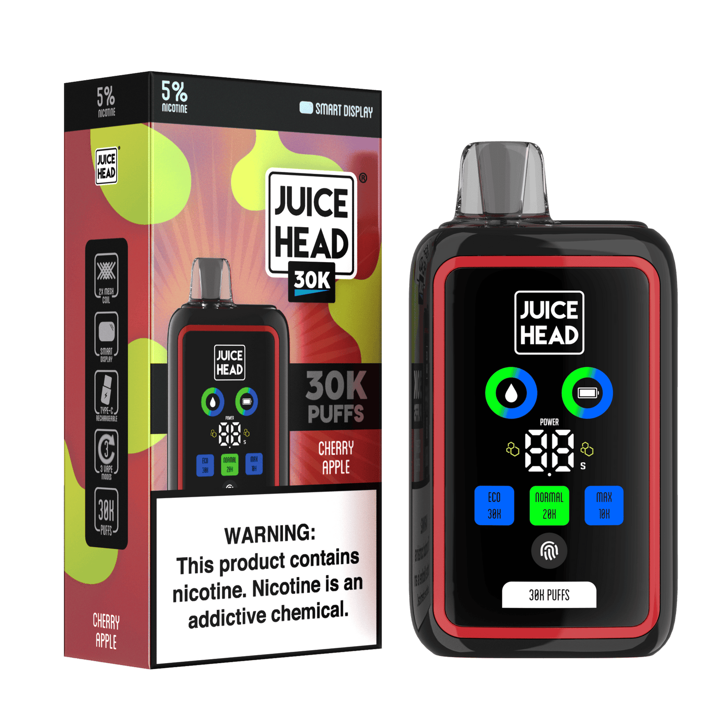 Juice Head 30K Disposable 24mL (5/pack)