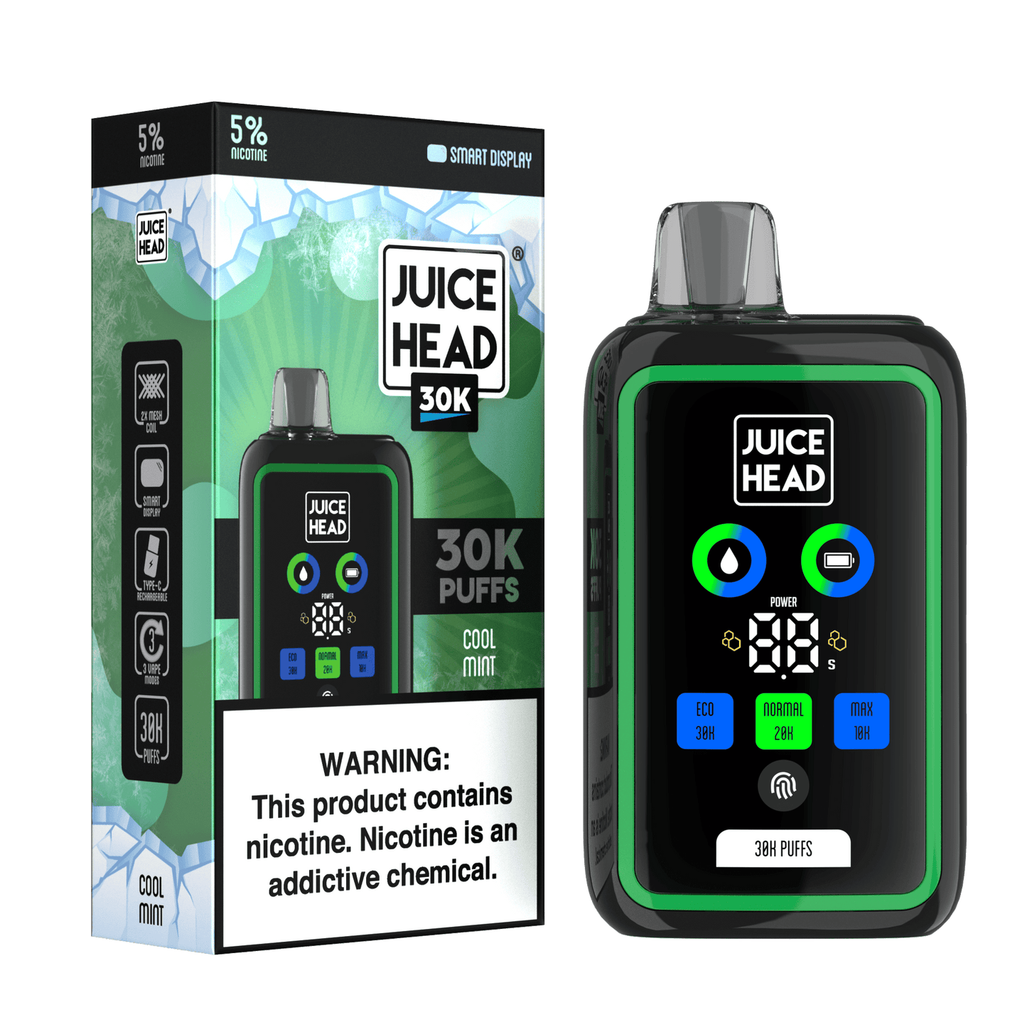 Juice Head 30K Disposable 24mL (5/pack)