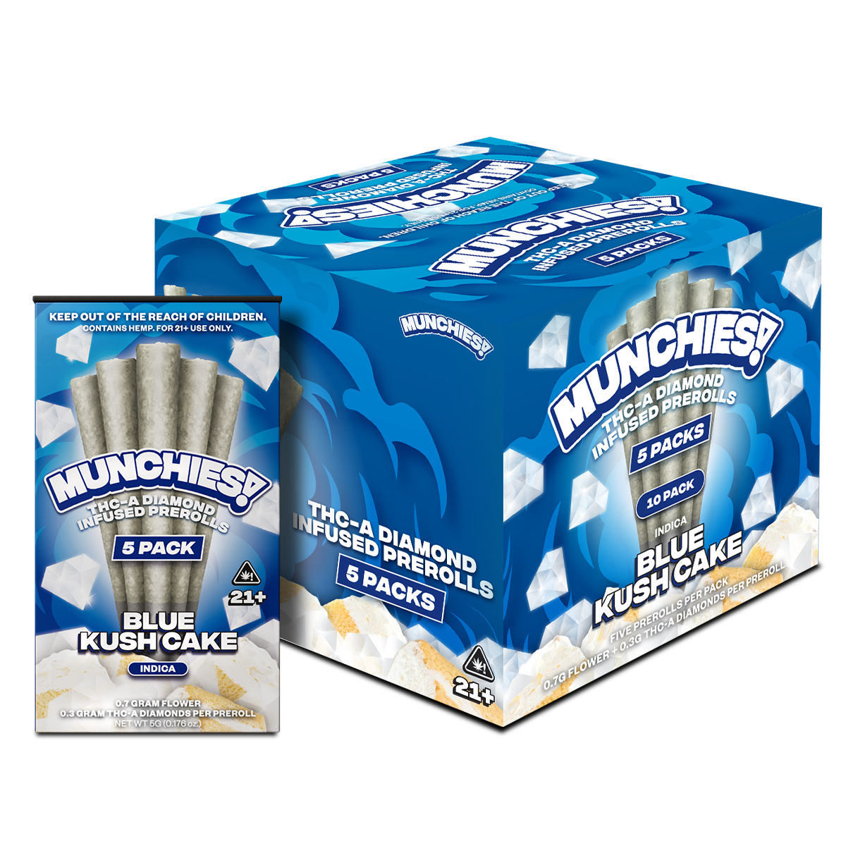 Munchies Preroll THCA 5ct (10/pack) [DROPSHIP]