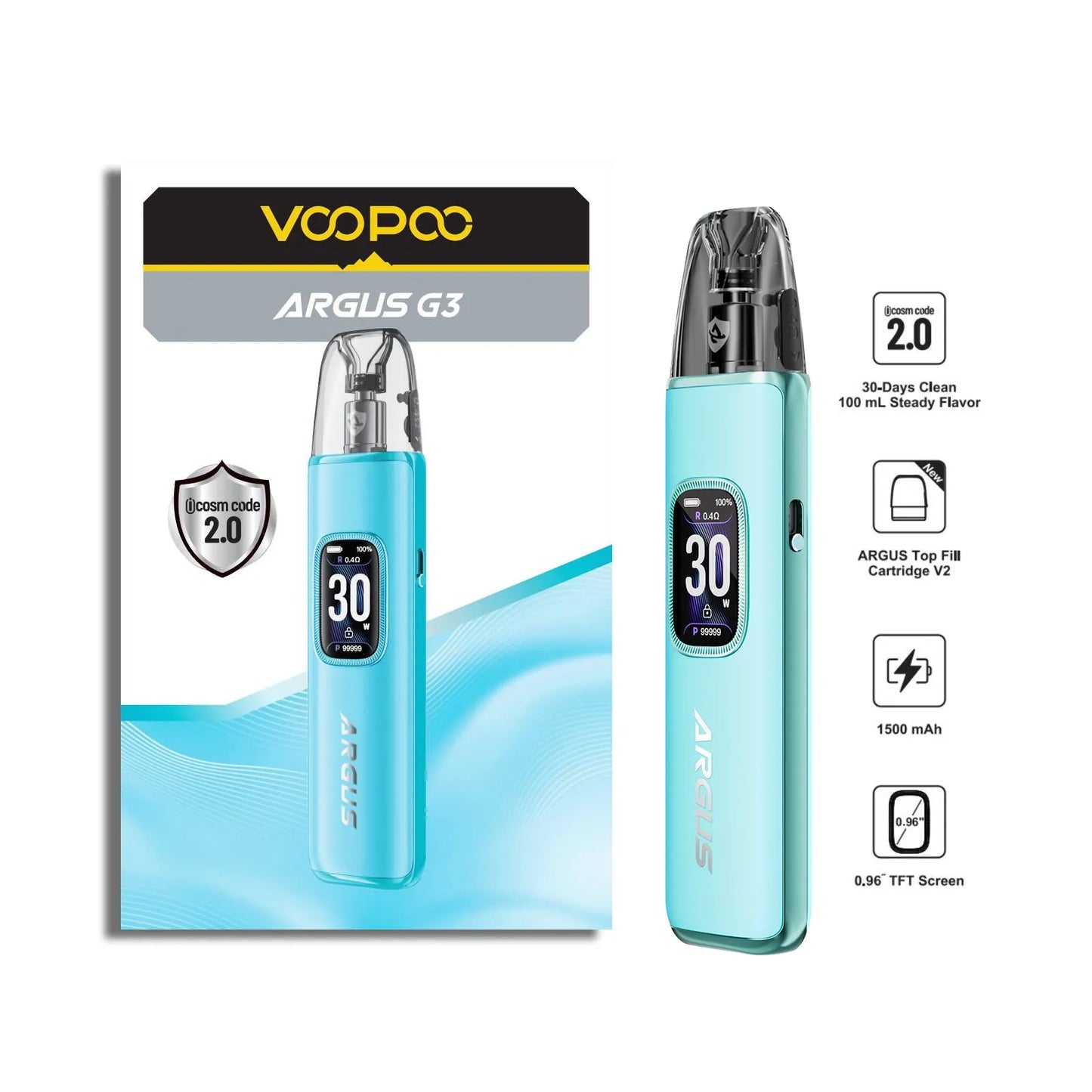 VOOPOO Argus G3 30W Pod System Kit 1500mAh PROMO