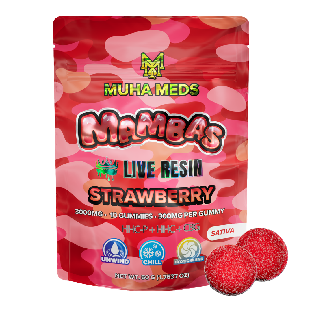 Muha Meds Live Resin Gummies 300mg 10ct (SINGLE)