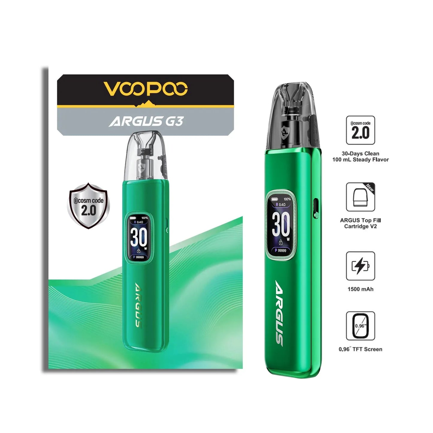 VOOPOO Argus G3 30W Pod System Kit 1500mAh PROMO