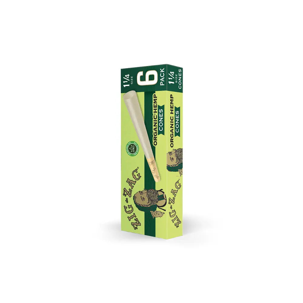 Zig Zag Organic Hemp Cones King Size 3ct (24/pack)