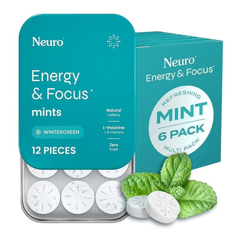 Neuro Energy And Focus Mints 12ct (12/pack)