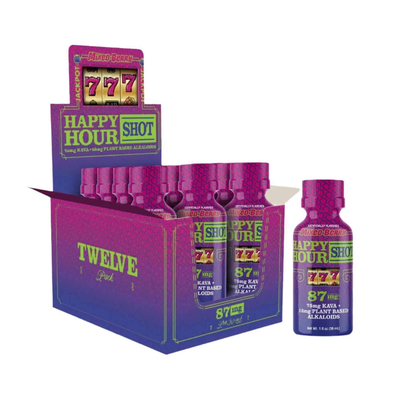 777 7Hydroxy Happy Hour Shot 87mg (12/pack) [DROPSHIP]