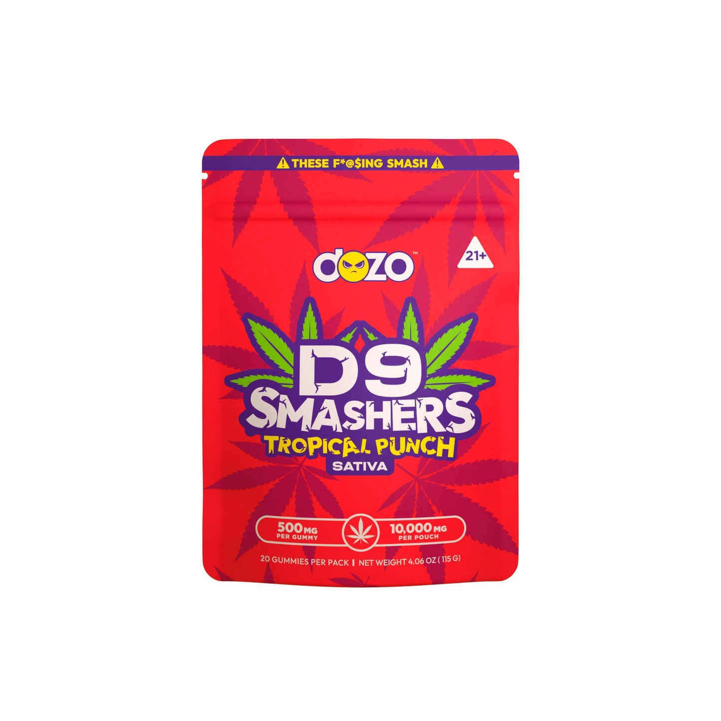 Dozo D9 Smashers Gummies 10,000mg 20ct (SINGLE)