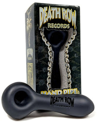 Death Row Records 4" Sand Blasted Spoon Hand Pipe (SINGLE)