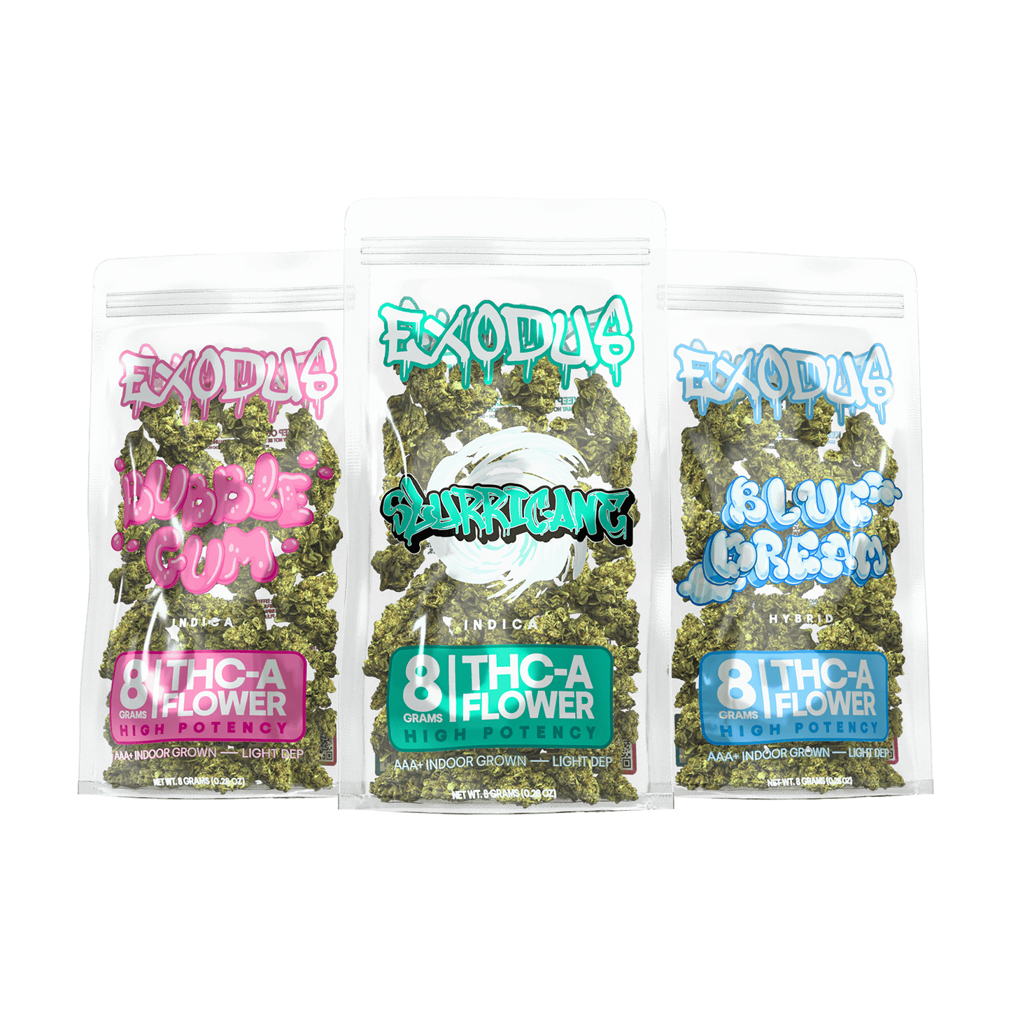 Exodus High Potency THC-A Flower 8g (6/Pack) [DROPSHIP]