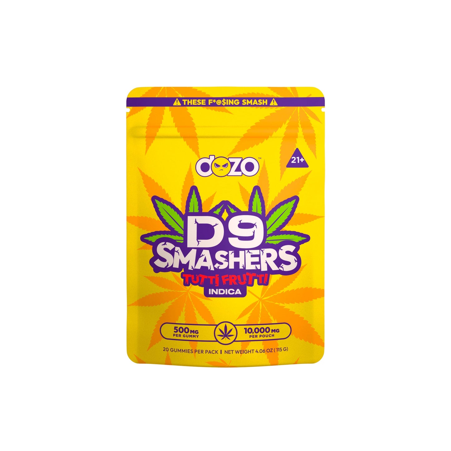 Dozo D9 Smashers Gummies 10,000mg 20ct (SINGLE)