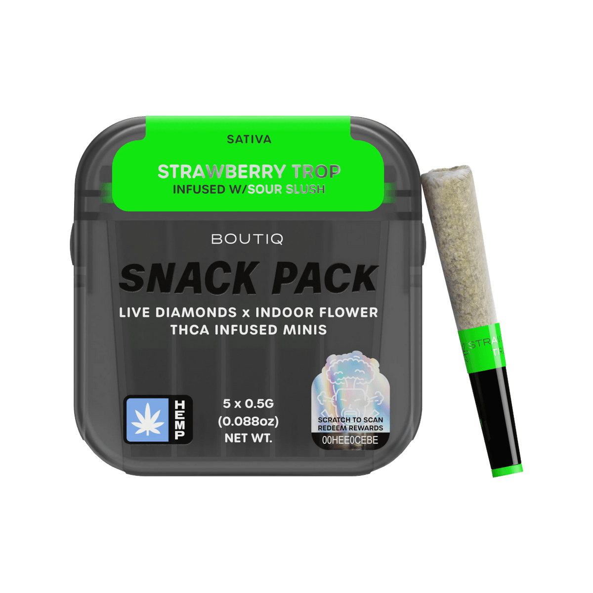 Boutiq Infused Minis Pre Roll 0.5g 5ct (SINGLE)