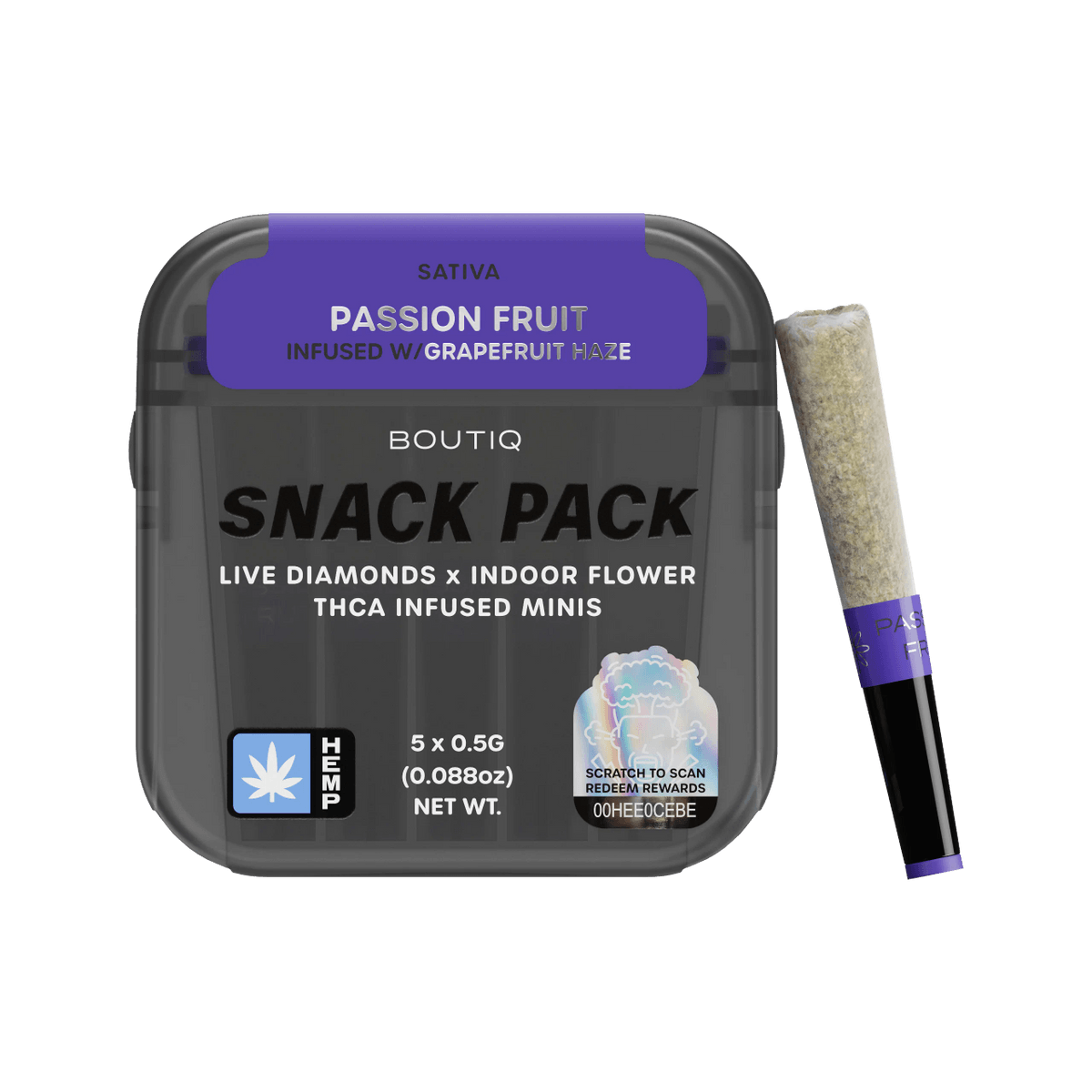 Boutiq Infused Minis Pre Roll 0.5g 5ct (SINGLE)