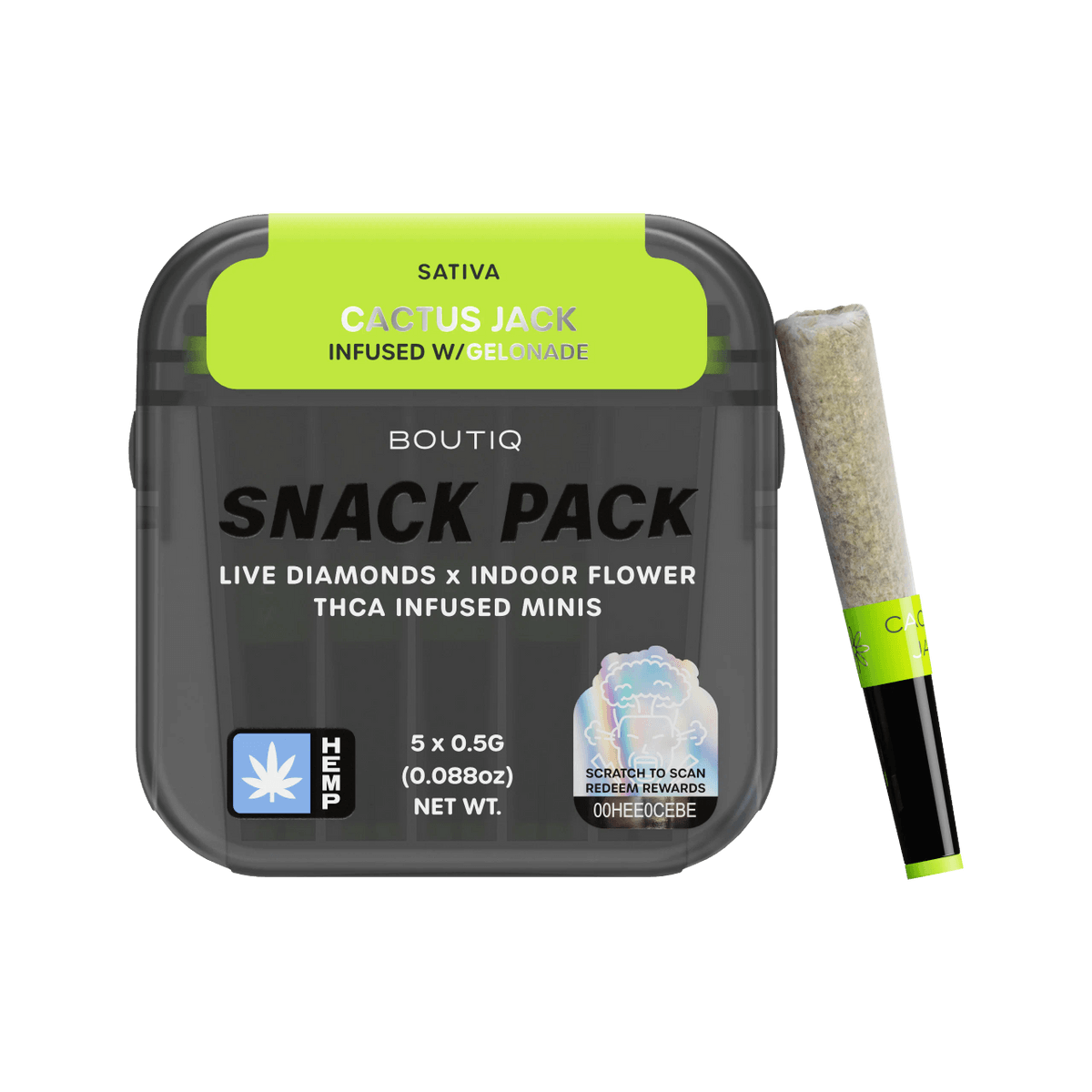 Boutiq Infused Minis Pre Roll 0.5g 5ct (SINGLE)