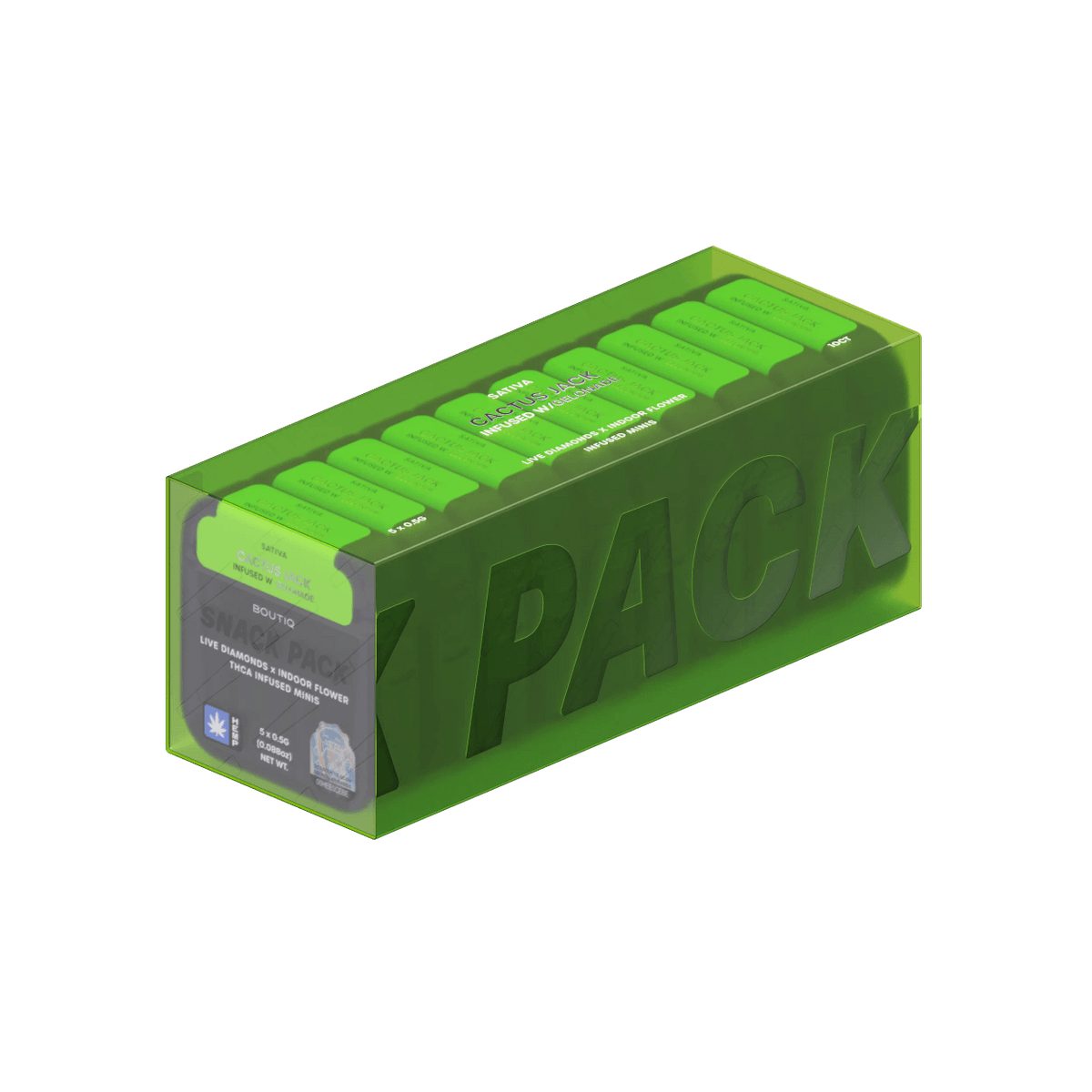 Boutiq Infused Minis Pre Roll 0.5g 5ct (SINGLE)