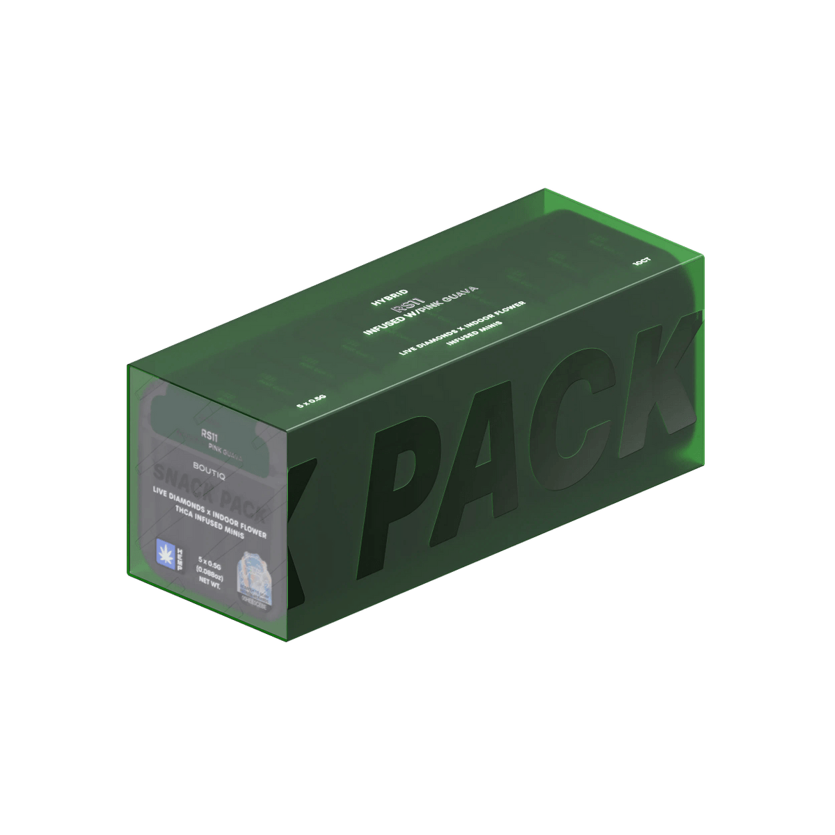 Boutiq Infused Minis Pre Roll 0.5g 5ct (SINGLE)