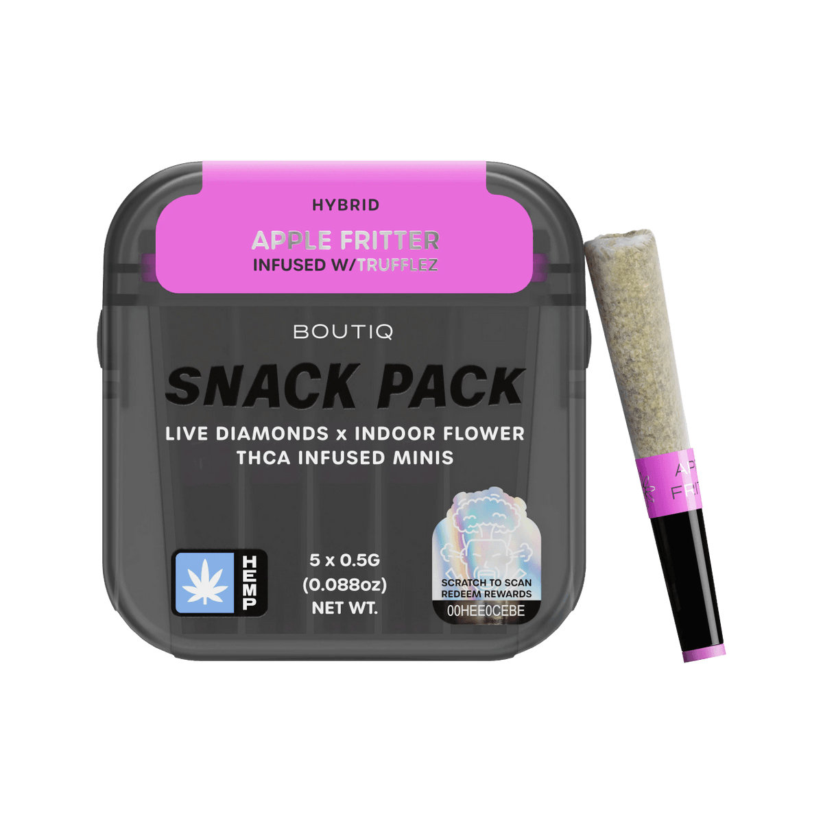 Boutiq Infused Minis Pre Roll 0.5g 5ct (SINGLE)