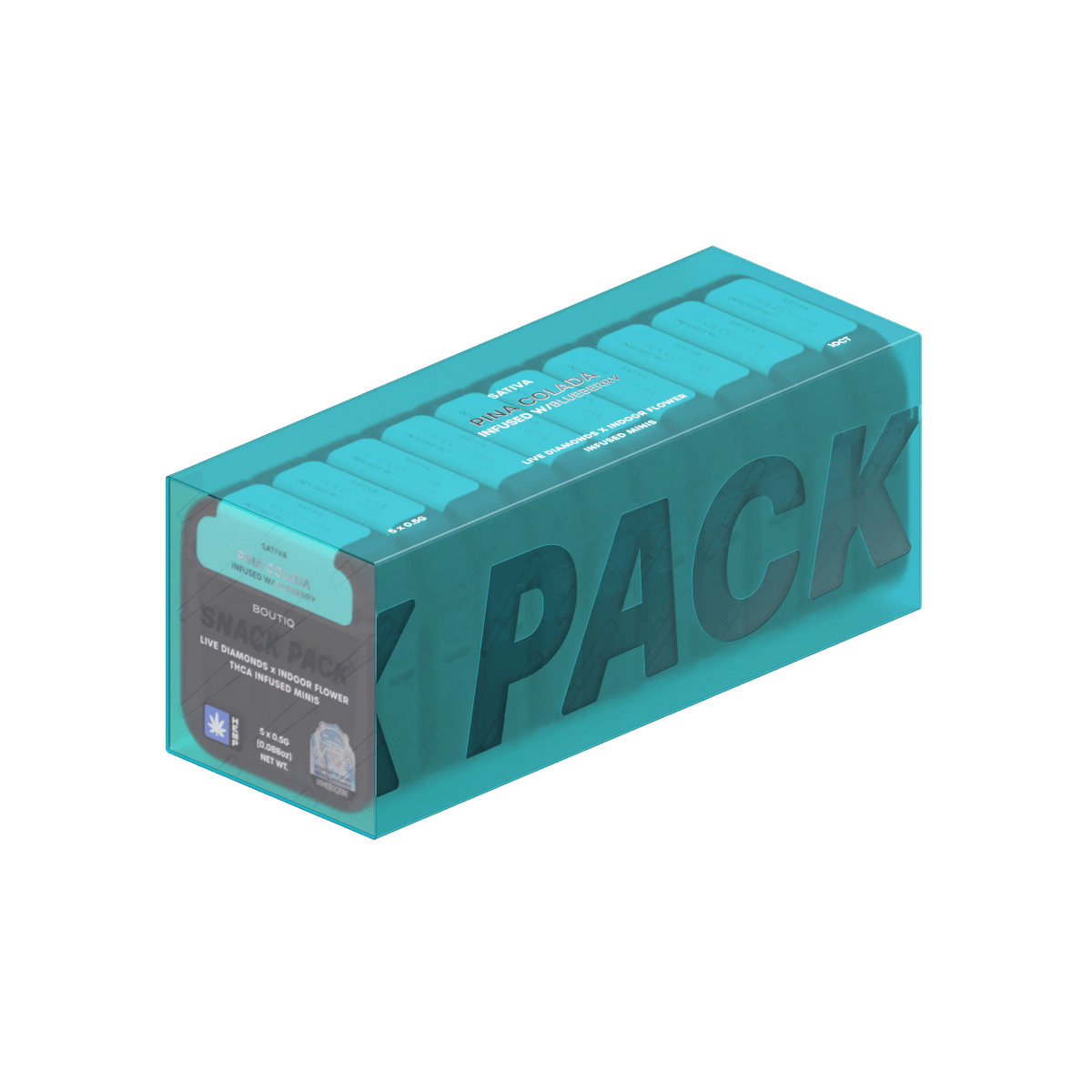 Boutiq Infused Minis Pre Roll 0.5g 5ct (SINGLE)