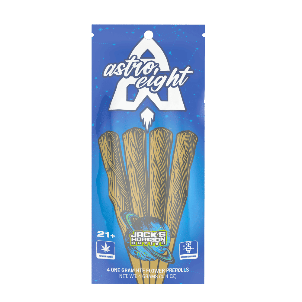 Astro Eight HTE Flower Pre Rolls 4ct 1g (10/pack)