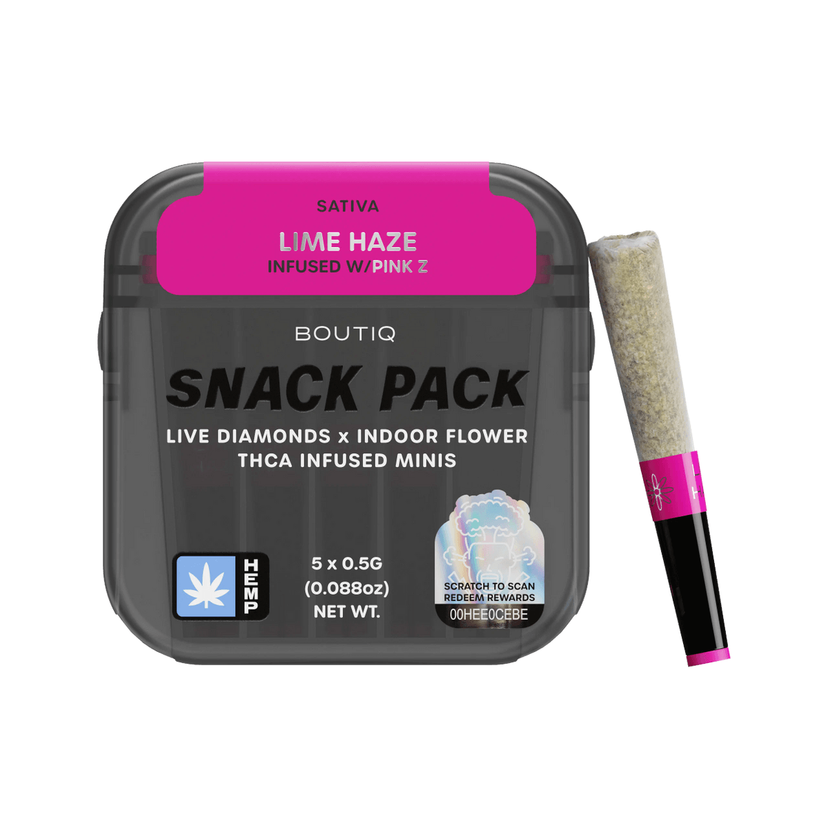 Boutiq Infused Minis Pre Roll 0.5g 5ct (SINGLE)